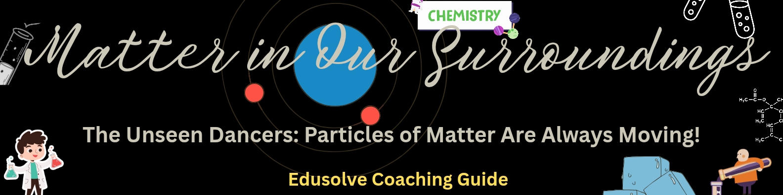 The Unseen Dancers: Particles of Matter Are Always Moving!